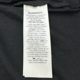 バーバリーロンドン BURBERRY LONDON 異素材ラッフルフリル半袖Tシャツ ブラック コットン レディース 半袖シャツ