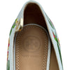トリーバーチ TORY BURCH フラワー刺繍パンプス アイボリー キャンバス レディース パンプス