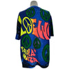 ロエベ LOEWE x Paulas Ibiza プリント半袖Tシャツ H616Y22X34 ブルー コットン メンズ 半袖Ｔシャツ