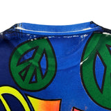 ロエベ LOEWE x Paulas Ibiza プリント半袖Tシャツ H616Y22X34 ブルー コットン メンズ 半袖Ｔシャツ