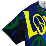 ロエベ LOEWE x Paulas Ibiza プリント半袖Tシャツ H616Y22X34 ブルー コットン メンズ 半袖Ｔシャツ