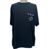 ルイ・ヴィトン LOUIS VUITTON ビーズロゴ半袖Tシャツ HRN28W ブラック コットン メンズ 半袖Ｔシャツ