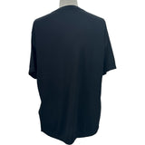 ルイ・ヴィトン LOUIS VUITTON ビーズロゴ半袖Tシャツ HRN28W ブラック コットン メンズ 半袖Ｔシャツ