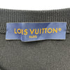ルイ・ヴィトン LOUIS VUITTON ビーズロゴ半袖Tシャツ HRN28W ブラック コットン メンズ 半袖Ｔシャツ