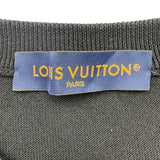 ルイ・ヴィトン LOUIS VUITTON ビーズロゴ半袖Tシャツ HRN28W ブラック コットン メンズ 半袖Ｔシャツ