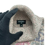 シャネル CHANEL ココマークスパンコールカシミヤニットセーター P73878 ピンク カシミヤ レディース ニット
