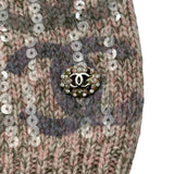 シャネル CHANEL ココマークスパンコールカシミヤニットセーター P73878 ピンク カシミヤ レディース ニット