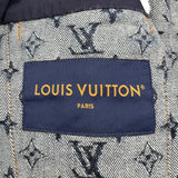 ルイ・ヴィトン LOUIS VUITTON モノグラム総柄デニムジャケット HRA79W インディゴ デニム メンズ デニムジャケット
