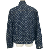 ルイ・ヴィトン LOUIS VUITTON モノグラム総柄デニムジャケット HRA79W インディゴ デニム メンズ デニムジャケット