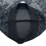 ルイ・ヴィトン LOUIS VUITTON ダモフラージュジャガードニットセーター HSN92W ブラック コットン メンズ ニット