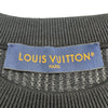 ルイ・ヴィトン LOUIS VUITTON ダモフラージュジャガードニットセーター HSN92W ブラック コットン メンズ ニット