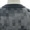 ルイ・ヴィトン LOUIS VUITTON ダモフラージュジャガードニットセーター HSN92W ブラック コットン メンズ ニット