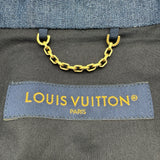 ルイ・ヴィトン LOUIS VUITTON ブラゾンエンベリッシュドデニムシャツ HSS05W インディゴブルー デニム メンズ デニムジャケット