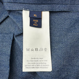 ルイ・ヴィトン LOUIS VUITTON ブラゾンエンベリッシュドデニムシャツ HSS05W インディゴブルー デニム メンズ デニムジャケット