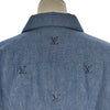 ルイ・ヴィトン LOUIS VUITTON ブラゾンエンベリッシュドデニムシャツ HSS05W インディゴブルー デニム メンズ デニムジャケット