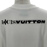 ルイ・ヴィトン LOUIS VUITTON ×NBA 刺繍ロゴ半袖Tシャツ HRY53W ホワイト コットン メンズ 半袖Ｔシャツ