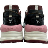 ルイ・ヴィトン LOUIS VUITTON ラン55ライン ローカットスニーカー GO1201 レッド メッシュ レディース スニーカー