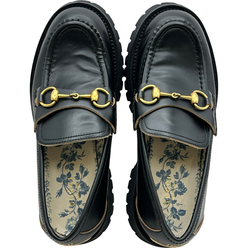 GUCCI ローファー グッチ GUCCI ホースビットローファー 577236 ブラック レザー
