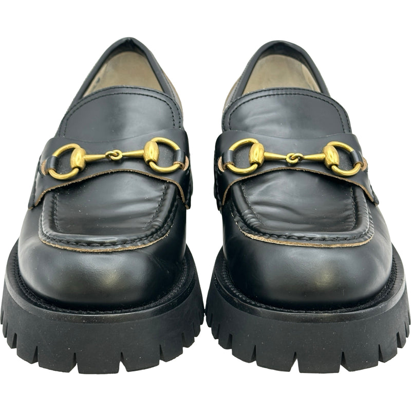 グッチ GUCCI ホースビットローファー 577236 ブラック レザー