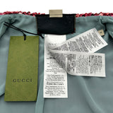 グッチ GUCCI スパンコール半袖ボレロジャケット 653449 ピンク アクリル レディース ノーカラージャケット