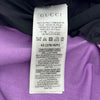 グッチ GUCCI x BALENCIAGA ギャザーストレッチブラウス 677041 パープル ナイロン レディース ブラウス