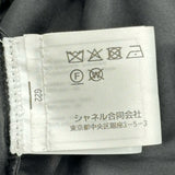 シャネル CHANEL ココマークカメリアロゴキルティング切替シャツ P61820V ブラック ポリエステル レディース 長袖Ｔシャツ