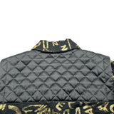 シャネル CHANEL ココマークカメリアロゴキルティング切替シャツ P61820V ブラック ポリエステル レディース 長袖Ｔシャツ