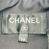 シャネル CHANEL ココマークカメリアロゴキルティング切替シャツ P61820V ブラック ポリエステル レディース 長袖Ｔシャツ