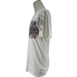 バーバリーロンドン BURBERRY LONDON ロゴプリント半袖Tシャツ 4065099 ホワイト コットン メンズ 半袖Ｔシャツ