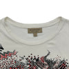 バーバリーロンドン BURBERRY LONDON ロゴプリント半袖Tシャツ 4065099 ホワイト コットン メンズ 半袖Ｔシャツ