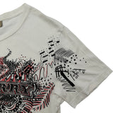 バーバリーロンドン BURBERRY LONDON ロゴプリント半袖Tシャツ 4065099 ホワイト コットン メンズ 半袖Ｔシャツ
