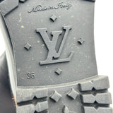 ルイ・ヴィトン LOUIS VUITTON スプラッシュライン モノグラムレインブーツ ブラック ラバー レディース ブーツ