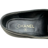 シャネル CHANEL ココマークチェーンローファー G35067 ブラック レザー レディース ローファー