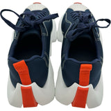 エルメス HERMES アンヴォルローカットスニーカー ネイビー ファブリック メンズ スニーカー