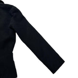 シャネル CHANEL ラインストーンボタンジャケット P42616 ブラック ウール レディース その他アウター