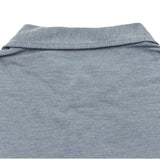 プラダ PRADA ロゴポケット 半袖ポロシャツ UJM457 ブルー コットン レディース 半袖Ｔシャツ