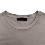 プラダ PRADA ロゴポケット半袖Tシャツ UJN006 グレー コットン メンズ 半袖Ｔシャツ