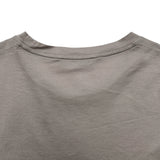 プラダ PRADA ロゴポケット半袖Tシャツ UJN006 グレー コットン メンズ 半袖Ｔシャツ