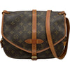 ルイ・ヴィトン LOUIS VUITTON ソミュール30 M42256 ブラウン モノグラムキャンバス レディース ショルダーバッグ