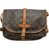 ルイ・ヴィトン LOUIS VUITTON ソミュール30 M42256 ブラウン モノグラムキャンバス レディース ショルダーバッグ