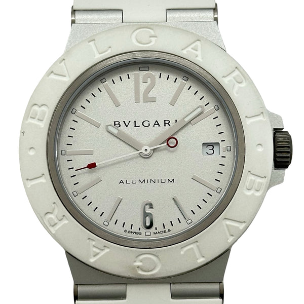 ブルガリ BVLGARI アルミニウム ホワイト オートマチック 世界1000本限定 103694(BB40AT) シルバー アルミ 自動巻き メンズ 腕時計 ブルガリ BVLGARI アルミニウム ホワイト オートマチック 世界1000本