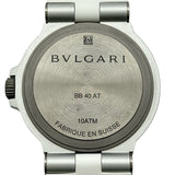 ブルガリ BVLGARI アルミニウム ホワイト オートマチック 世界1000本限定 103694(BB40AT) シルバー アルミ 自動巻き メンズ 腕時計