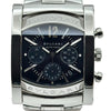 ブルガリ BVLGARI アショーマ クロノグラフ AA48SCH(AA48C14SSDCH) ネイビー ステンレススチール 自動巻き メンズ 腕時計