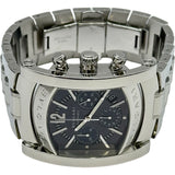 ブルガリ BVLGARI アショーマ クロノグラフ AA48SCH(AA48C14SSDCH) ネイビー ステンレススチール 自動巻き メンズ 腕時計