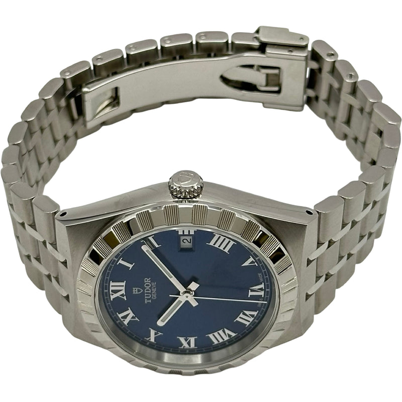 チューダー/チュードル TUDOR ロイヤル 28500 ブルー ステンレス