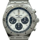 ブライトリング BREITLING クロノマットB01 42 AB0134 ホワイトシェル ステンレススチール 自動巻き メンズ 腕時計