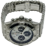 ブライトリング BREITLING クロノマットB01 42 AB0134 ホワイトシェル ステンレススチール 自動巻き メンズ 腕時計