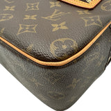 ルイ・ヴィトン LOUIS VUITTON シテMM M51182 ブラウン モノグラム/レザー レディース ショルダーバッグ