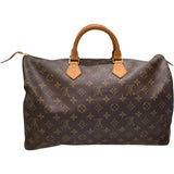 ルイ・ヴィトン LOUIS VUITTON スピーディ40 M41552 ブラウン モノグラム ユニセックス ボストンバッグ