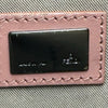 フェンディ FENDI ズッキーノ ハンドバッグ 8BR248 ピンク ナイロンジャガード レディース
